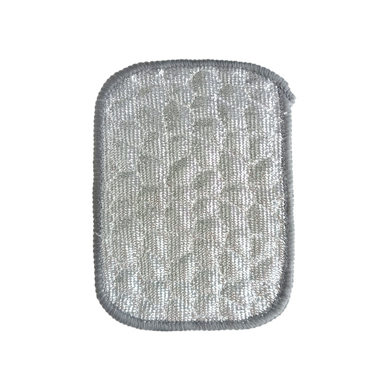 Dual-Sided Kitchen Cleaning Sponge Cloth – Multi-Purpose Dishwashing Scrub Pad