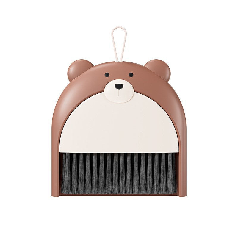 Mini Desktop Broom and Dustpan Set – Cute Bear Design