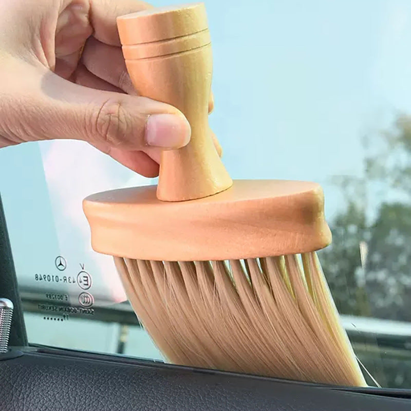 Wood-Look Window Track & Crevice Cleaning Brush