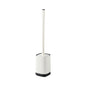 Silicone Toilet Brush with Holder – Long Handle Bathroom Cleaning Brush Set