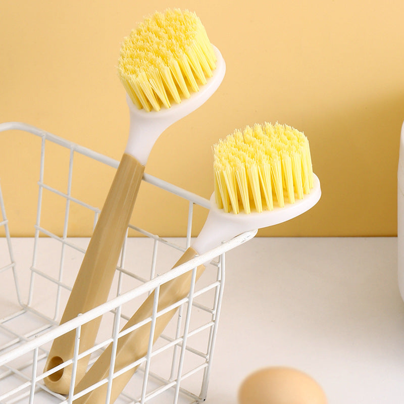 Long Handle Kitchen Cleaning Brush – Multi-Purpose Dish & Pot Scrubber
