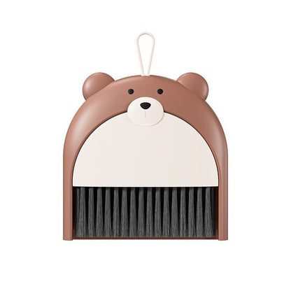 Mini Desktop Broom and Dustpan Set – Cute Bear Design