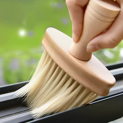 Wood-Look Window Track & Crevice Cleaning Brush