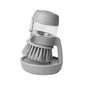 Soap Dispensing Dish Brush – Press-to-Dispense Kitchen Cleaning Scrubber