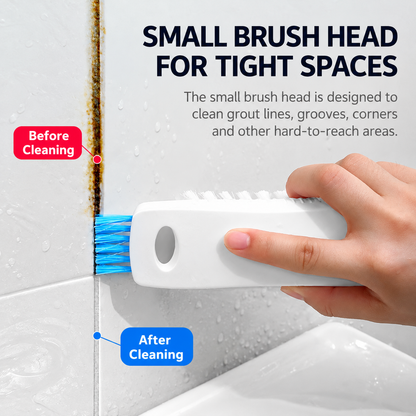 Triangular Grout Cleaning Brush – Compact Corner & Crevice Scrubber